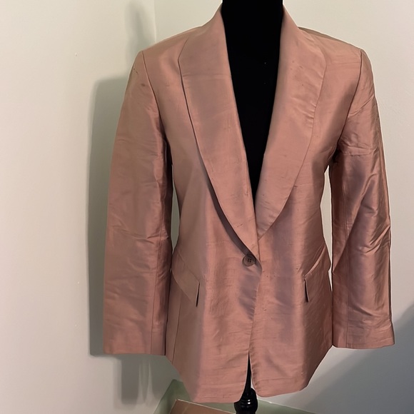 Lafayette 148 3pc gold skirt suit - Picture 5 of 8